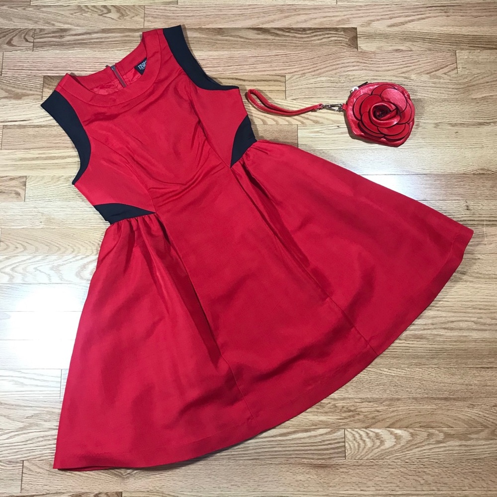 Red and black dresss Prabal Gurung for Target